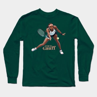 Coco Gauff 3D cartoon Long Sleeve T-Shirt